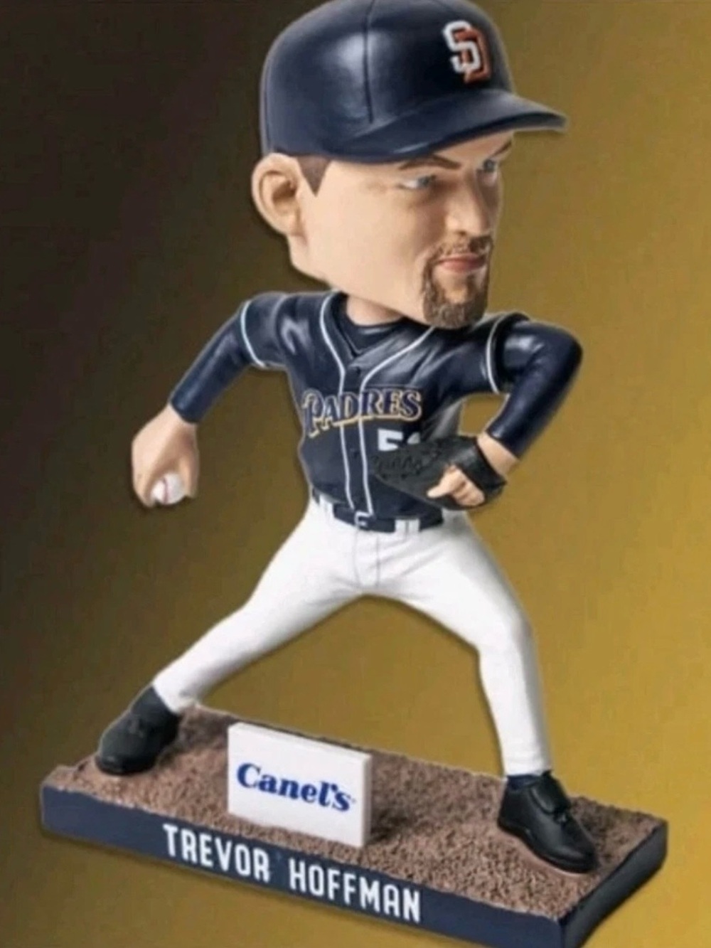 MLB San Diego Padres Navy Blue and White Trevor Hoffman Bobblehead